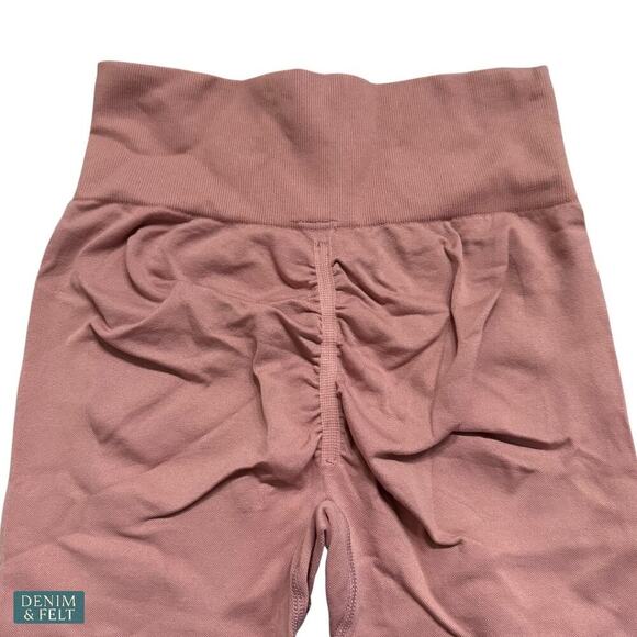 Halara Seamless Flow High Waisted Ruched Canyon Clay Full Length Leggings XS NEW - Picture 3 of 5